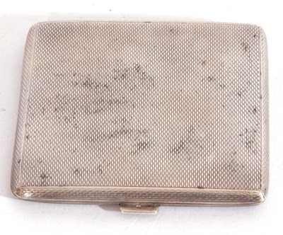 Lot 24 - Cased silver ladies compact square form with...