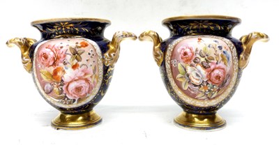 Lot 144 - Pair of Felspar vases