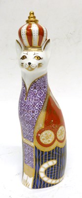 Lot 142 - Royal Crown Derby Abyssinian Cat