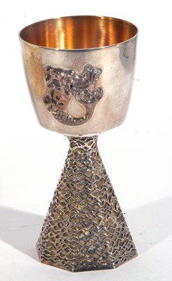 Lot 85 - Aurum silver "Ely Cathedral" goblet, number...