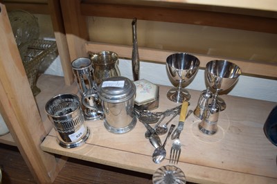 Lot 525 - MIXED LOT:  VARIOUS ASSORTED SILVER PLATED WARES