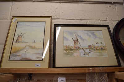 Lot 545 - ALAN STUART PARNELL, TWO STUDIES, BROADLAND...