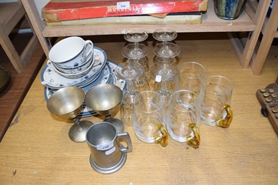 Lot 550 - MIXED LOT: VARIOUS DRINKING GLASSES, DOULTON...