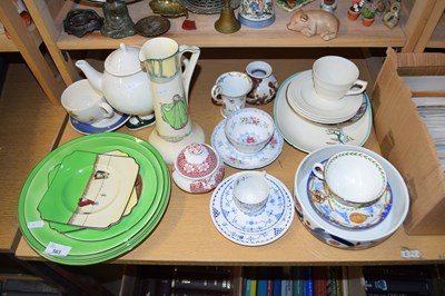 Lot 563 - MIXED LOT:  CERAMICS TO INCLUDE VARIOUS...