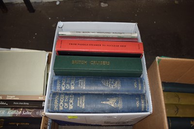 Lot 597 - ONE BOX OF BOOKS, SHIPPING INTEREST