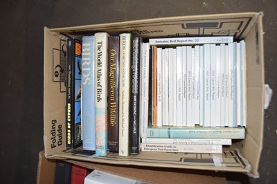 Lot 599 - ONE BOX OF BOOKS - BIRD WATCHING INTEREST TO...