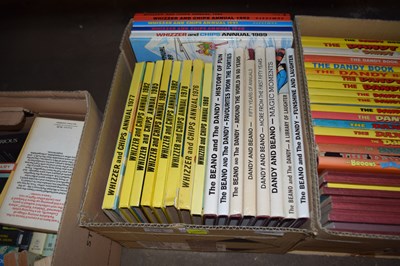 Lot 604 - ONE BOX OF BOOKS - THE BEANO AND THE DANDY,...