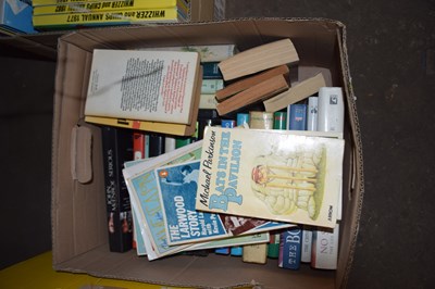 Lot 605 - ONE BOX OF BOOKS - CRICKET INTEREST