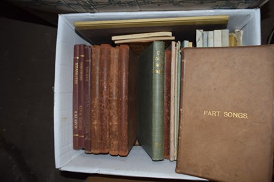 Lot 609 - ONE BOX OF BOOKS - VINTAGE MUSICAL AND SONG...