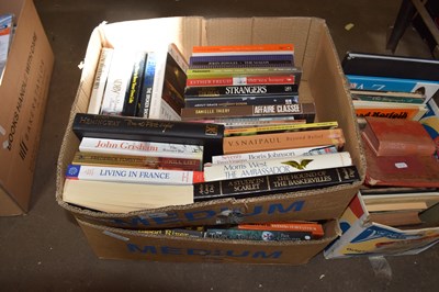 Lot 635 - TWO BOXES OF ASSORTED BOOKS