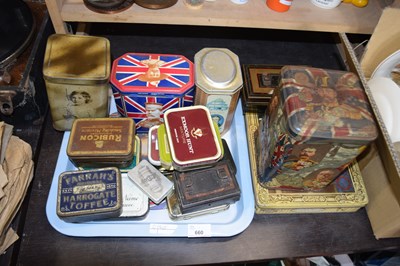 Lot 660 - MIXED LOT: VINTAGE TOBACCO AND OTHER TINS