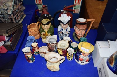 Lot 50 - MIXED LOT: VARIOUS CHARACTER JUGS