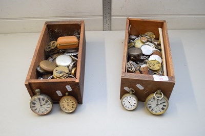 Lot 35 - LARGE COLLECTION OF MIXED POCKET WATCHES AND...