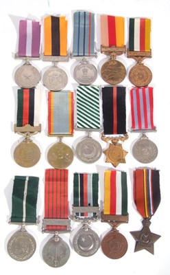 Lot 82 - Quantity of 15 Indian and Pakistani medals to...