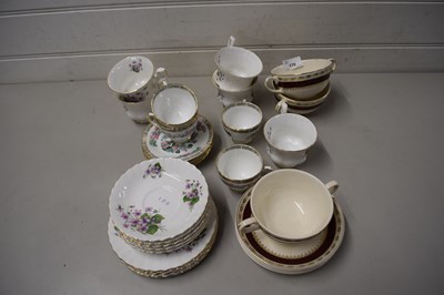 Lot 170 - QUANTITY OF VARIOUS ASSORTED TEA WARES