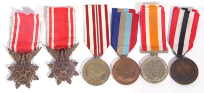 Lot 75 - Quantity of medals to include 2 x 1953 Syrian...
