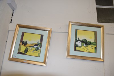 Lot 714 - PAIR OF COLOURED PRINTS, GILT FRAMED