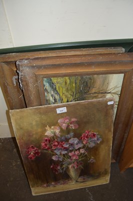 Lot 717 - MIXED LOT TO INCLUDE OIL ON BOARD STUDY OF...