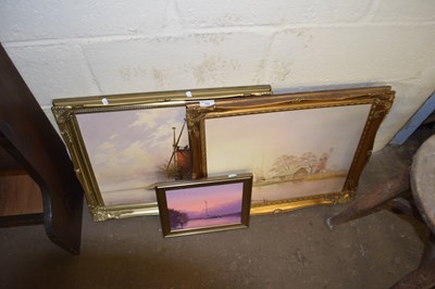 Lot 762 - NEIL SMALLEY - A GROUP OF THREE OIL STUDIES...