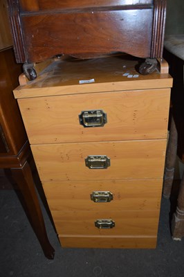 Lot 779 - LIGHT WOOD FINISH BEDSIDE CABINET