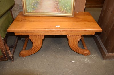 Lot 788 - 20TH CENTURY HARDWOOD COFFEE TABLE WITH...