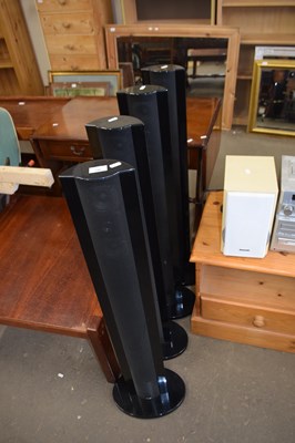 Lot 796 - SET OF FOUR TEUFEL CL1OO COLUMN SPEAKERS