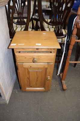 Lot 814 - PINE BEDSIDE CABINET