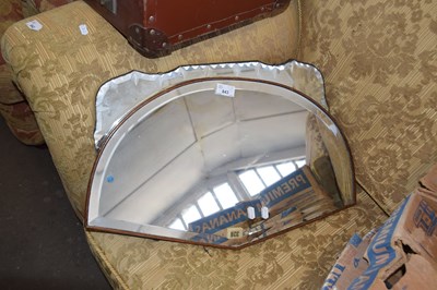 Lot 843 - TWO BEVELED WALL MIRRORS