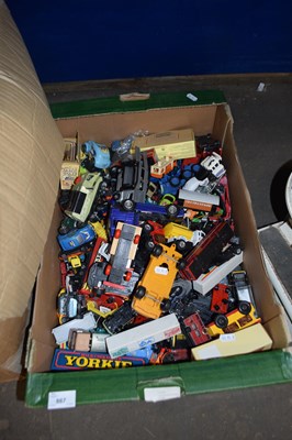 Lot 867 - BOX OF VARIOUS TOY CARS