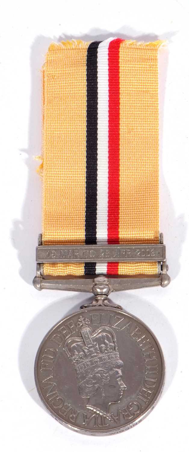 Lot 45 - Queen ERII Operation telic - Iraq medal with...