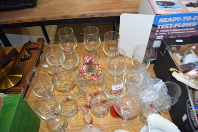 Lot 878 - MIXED LOT: VARIOUS ASSORTED PUB GLASS WARES...