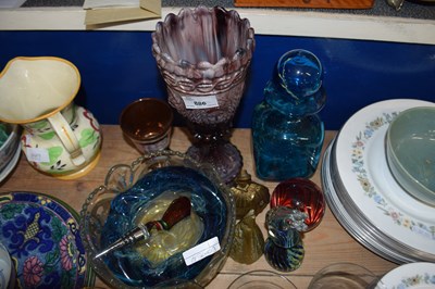 Lot 886 - MIXED LOT: MEDINA DECANTER, ASHTRAY AND...