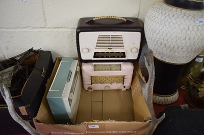 Lot 894 - MIXED LOT:  THREE VINTAGE RADIOS COMPRISING AN...