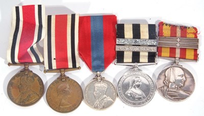 Lot 52 - St John of Jerusalem Service medal with two...