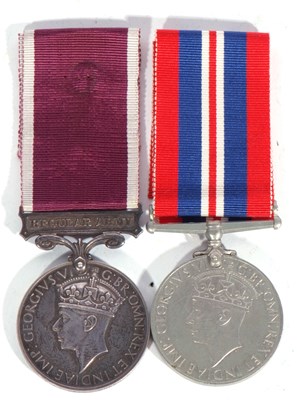 Lot 133 - GRVI Regular Army LSGC medal to Lieut AE Bell,...