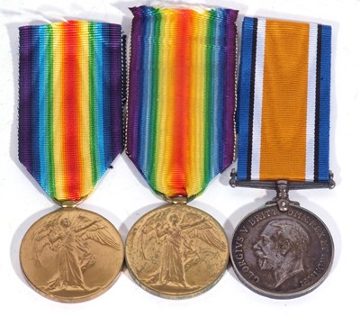 Lot 149 - Quantity of 3 WWI British victory medals:...
