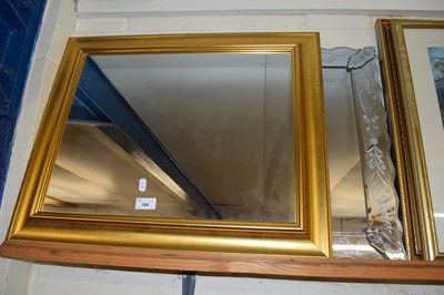 Lot 184 - TWO MODERN WALL MIRRORS