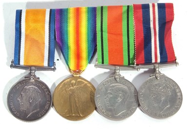 Lot 165 - WWI/II British medal group of 4, to include...