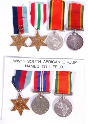 Lot 136 - Quantity of WWII campaign medals to African...