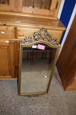 Lot 207 - WALL MIRROR IN GILT FINISH FRAME