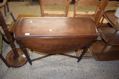 Lot 217 - 19TH CENTURY CONTINENTAL DROP LEAF DINING TABLE