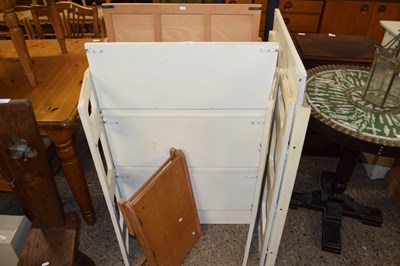 Lot 248 - SELECTION OF VARIOUS FOLDING BOOK CASE CABINETS