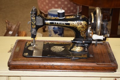 Lot 258 - VINTAGE SERATA SEWING MACHINE