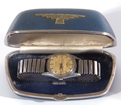 Lot 202 - Vintage Longines silver arrow gents wristwatch...
