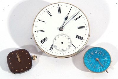 Lot 222 - Mixed lot of two ladies wristwatch movements,...