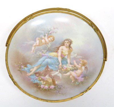 Lot 27 - Late 19th Century porcelain dish with gilt...