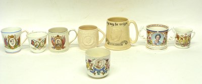 Lot 47 - Quantity of commemorative cups and mugs