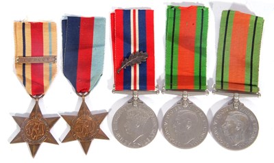 Lot 47 - Quantity of unmounted WWII medals to include:...