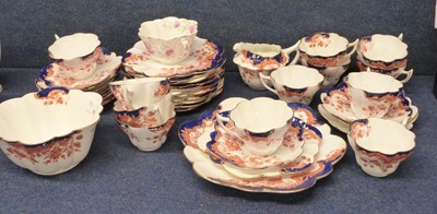 Lot 62 - Quantity of Foley china, teaset with shaped...