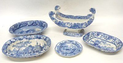 Lot 63 - Quantity of blue and white 19th Century...